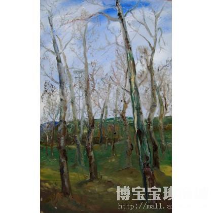 中央美术学院_刘鑫 _春讯 类别: 风景油画X